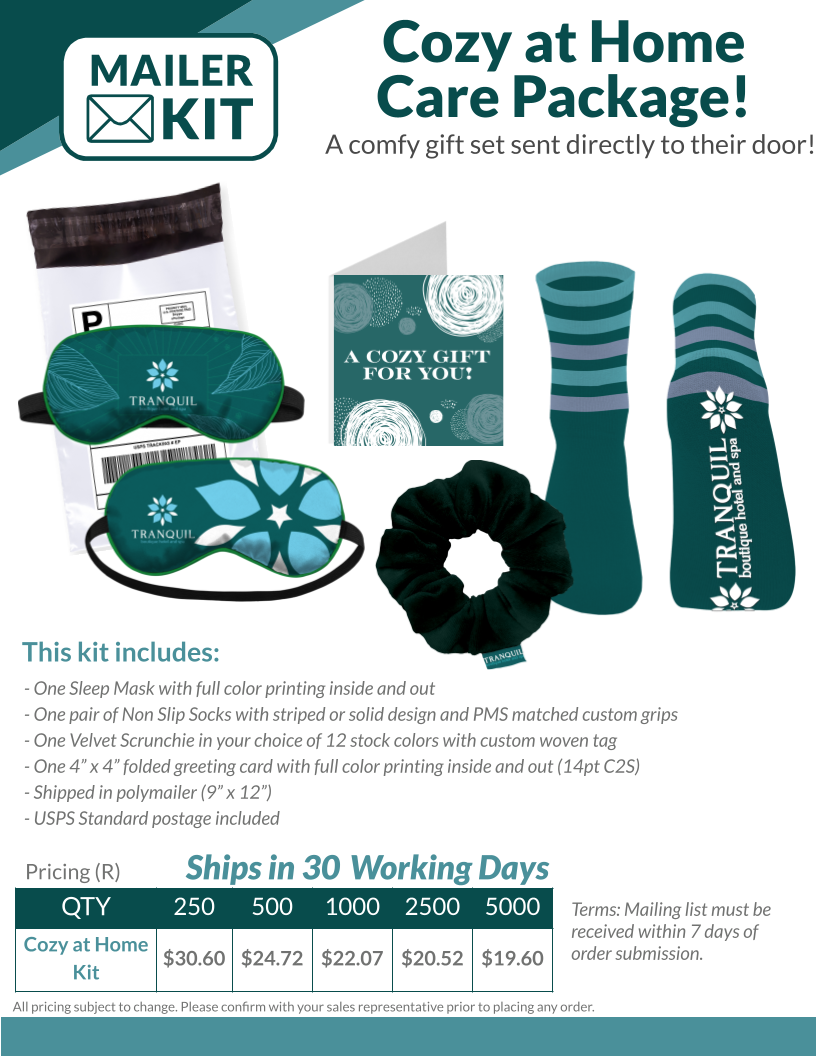 Cozy at Home Mailer Kit