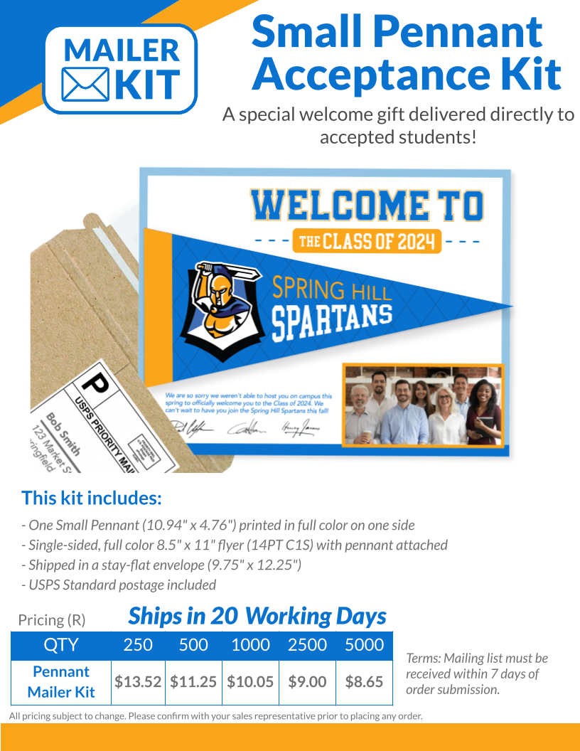 Pennant Acceptance Kit