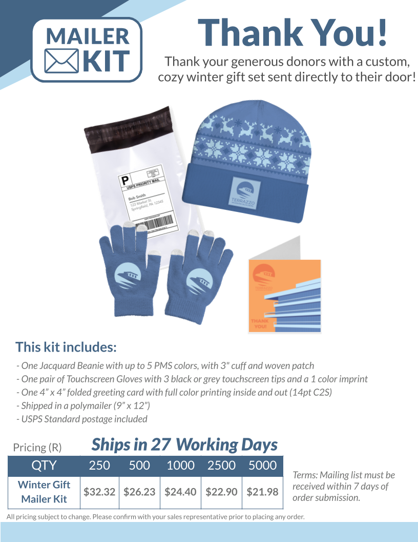 Winter Gift Kit Thank You